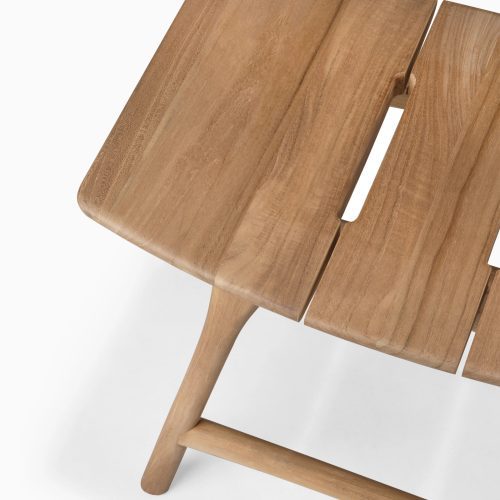 10288 Osso outdoor stool frame teak det02 cut HQ