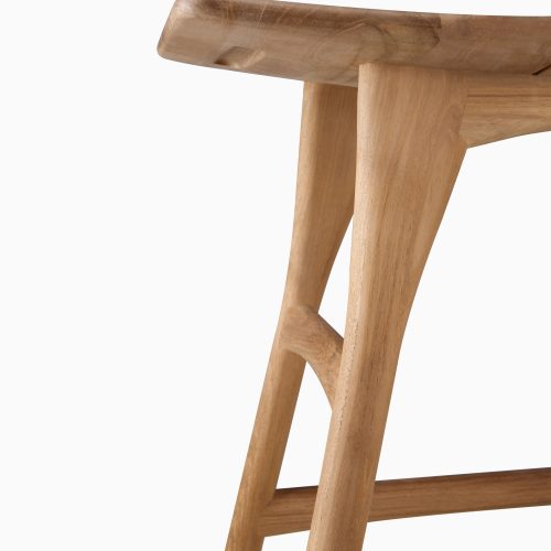 10288 Osso outdoor stool frame teak det03 cut HQ