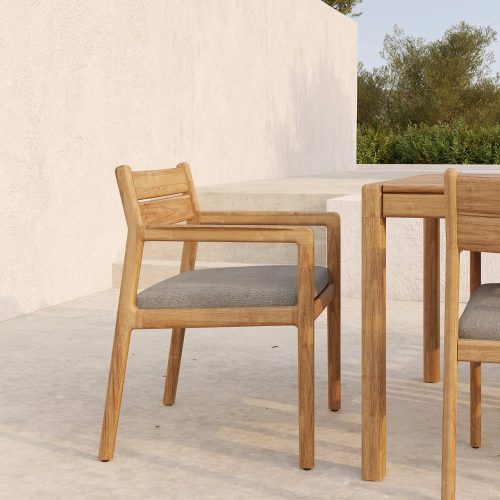 10372 Jack outdoor dining chair Mocha cushion web