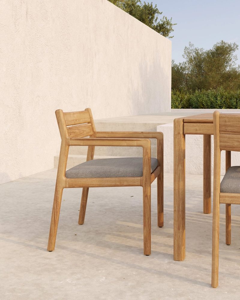 10372 Jack outdoor dining chair Mocha cushion web