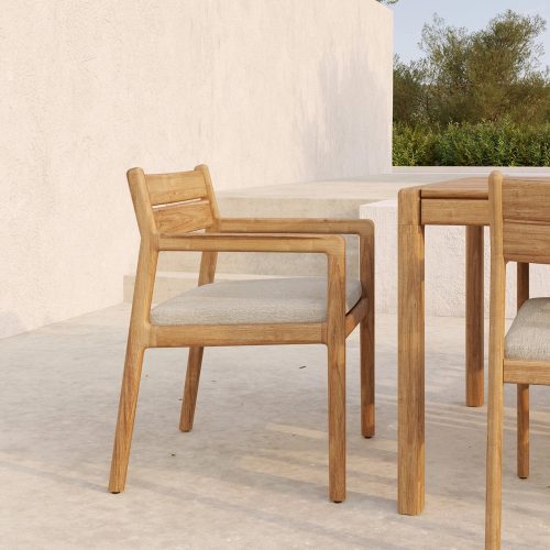 10373 Jack outdoor dining chair Natural cushion web