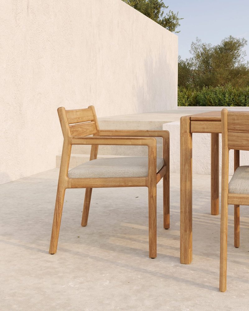 10373 Jack outdoor dining chair Natural cushion web