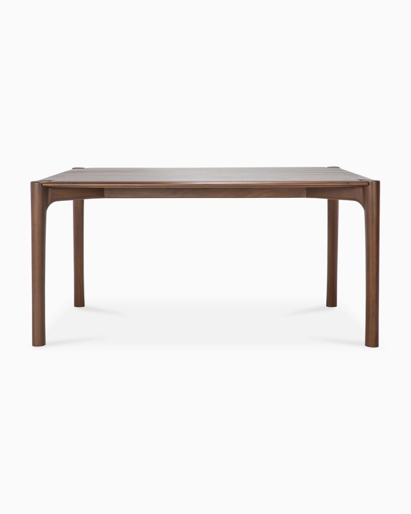 11556 PI dining table teak brown 160 front cut WEB