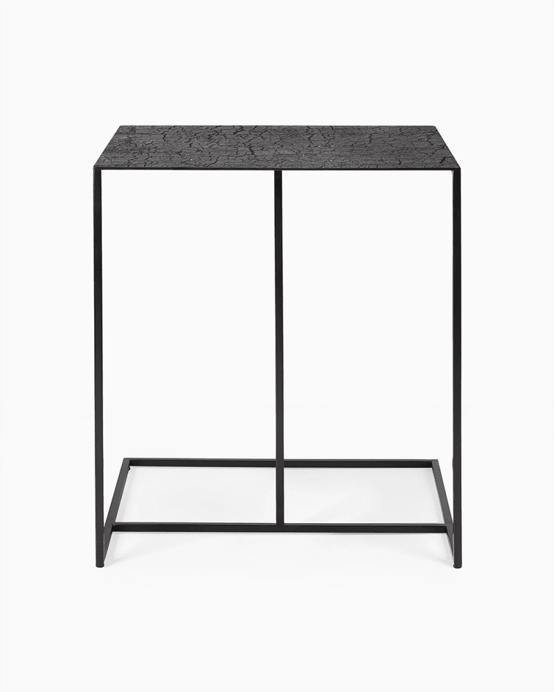 25914 Triptic side table lava black profile cut web