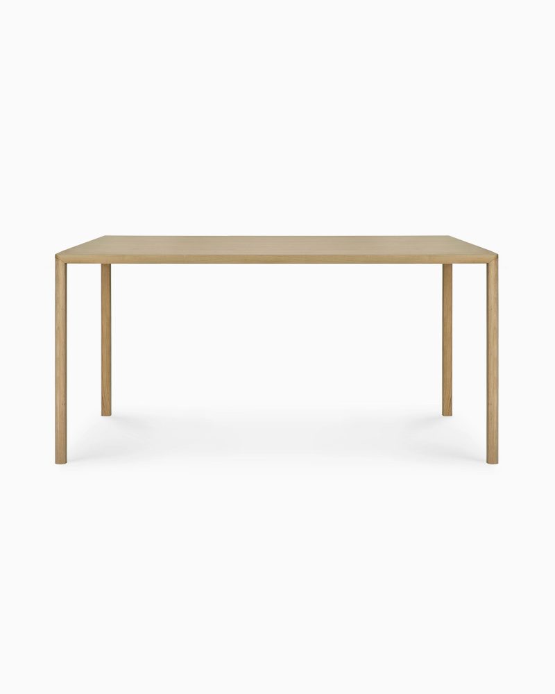 50257 Oak Air dining table front cut WEB