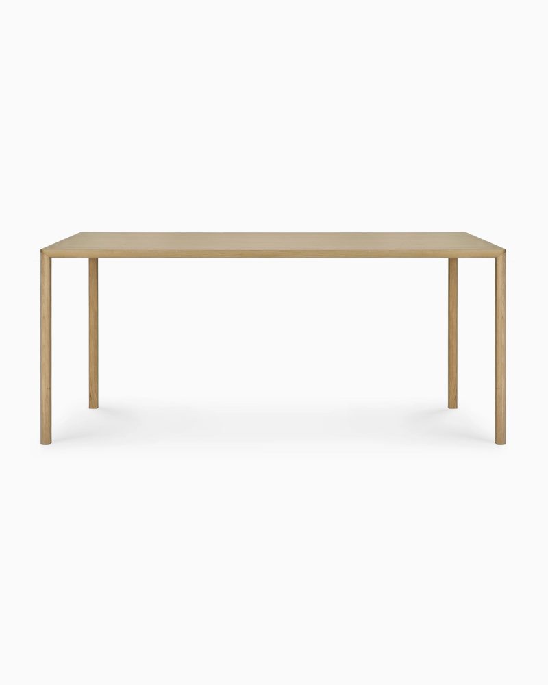 50258 Oak Air dining table front cut WEB