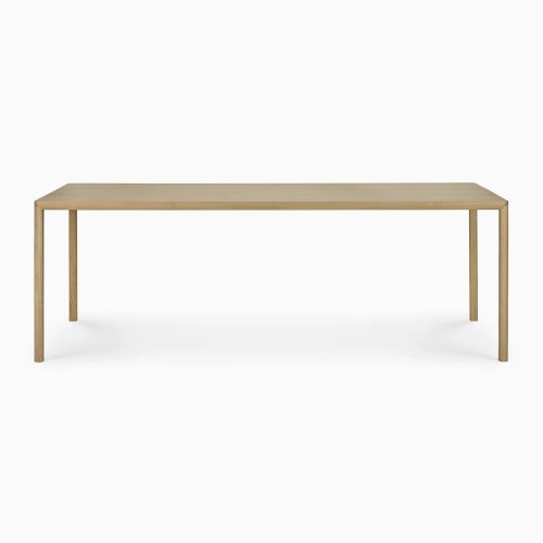 50260 Oak Air dining table front cut WEB