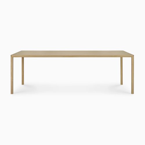 50261 Oak Air dining table front cut web