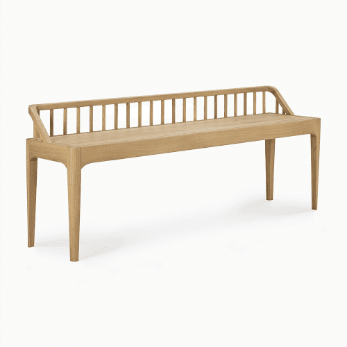 51243 Oak arbor bench side cut web