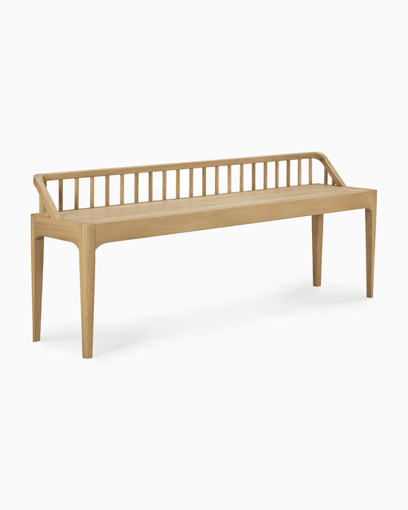 51243 Oak arbor bench side cut web