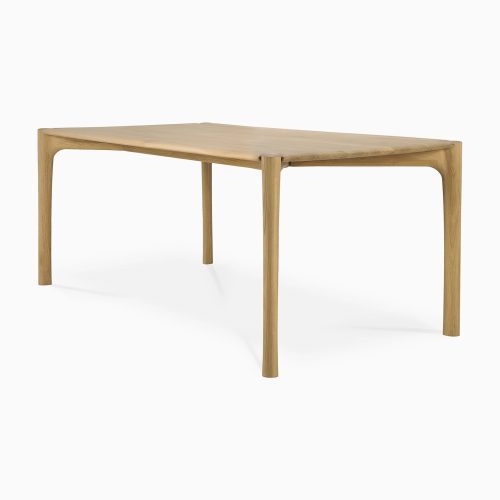 51328 PI dining table oak 200 side cut web