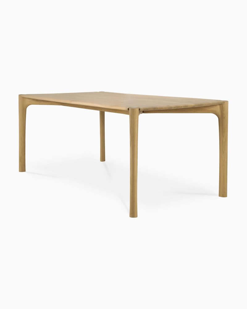 51328 PI dining table oak 200 side cut web