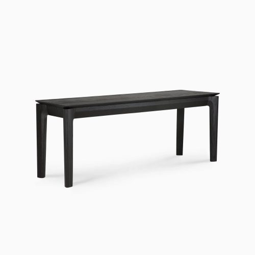 51536 Oak Bok black bench 146w side cut web