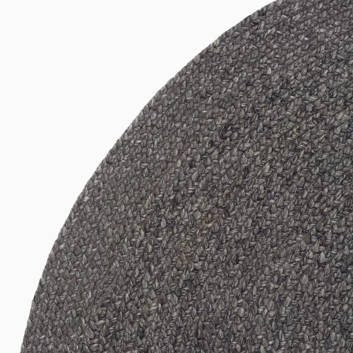 Armadillo Rugs Braid Charcoal Corner