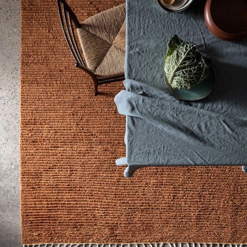 Armadillo Rugs ClassicCollection Malawi Saffron Overhead 3