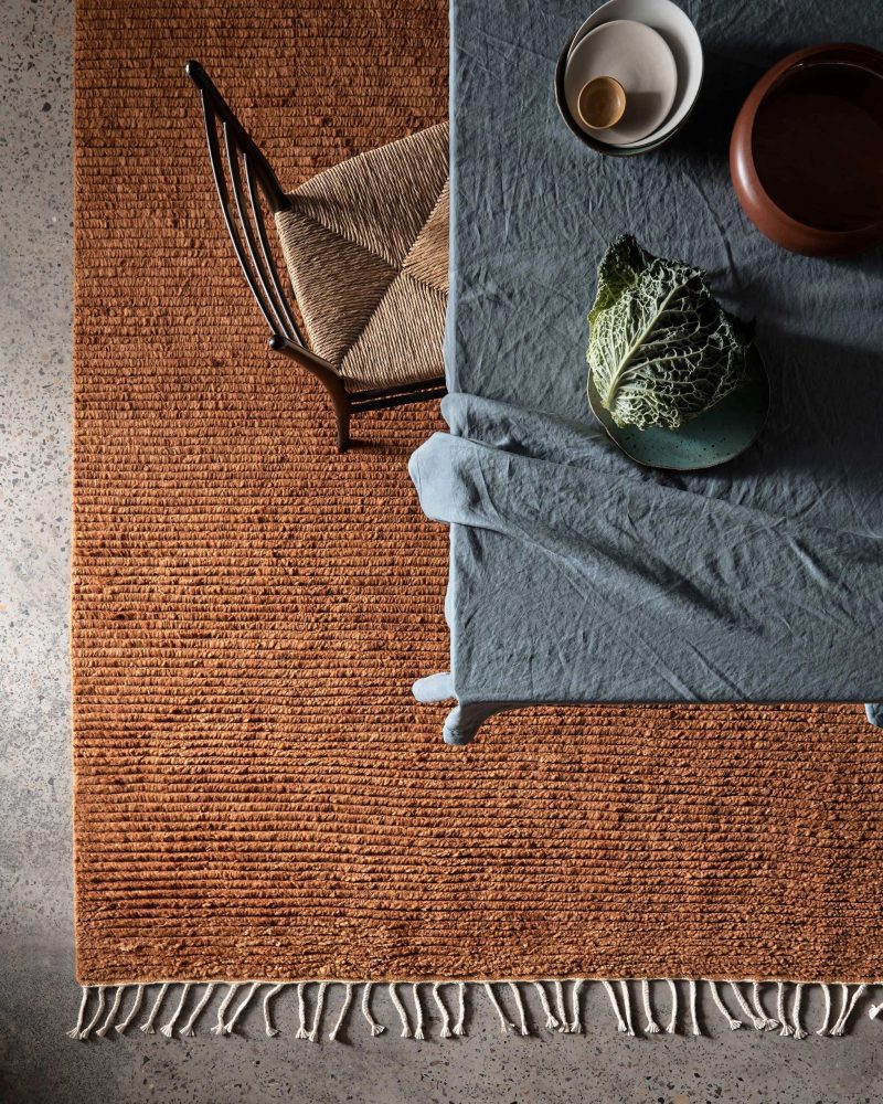 Armadillo Rugs ClassicCollection Malawi Saffron Overhead 3