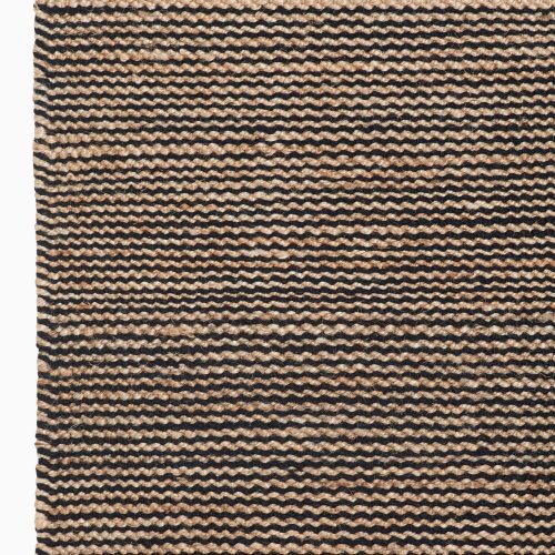 Armadillo Rugs Drift NaturalBlack Corner