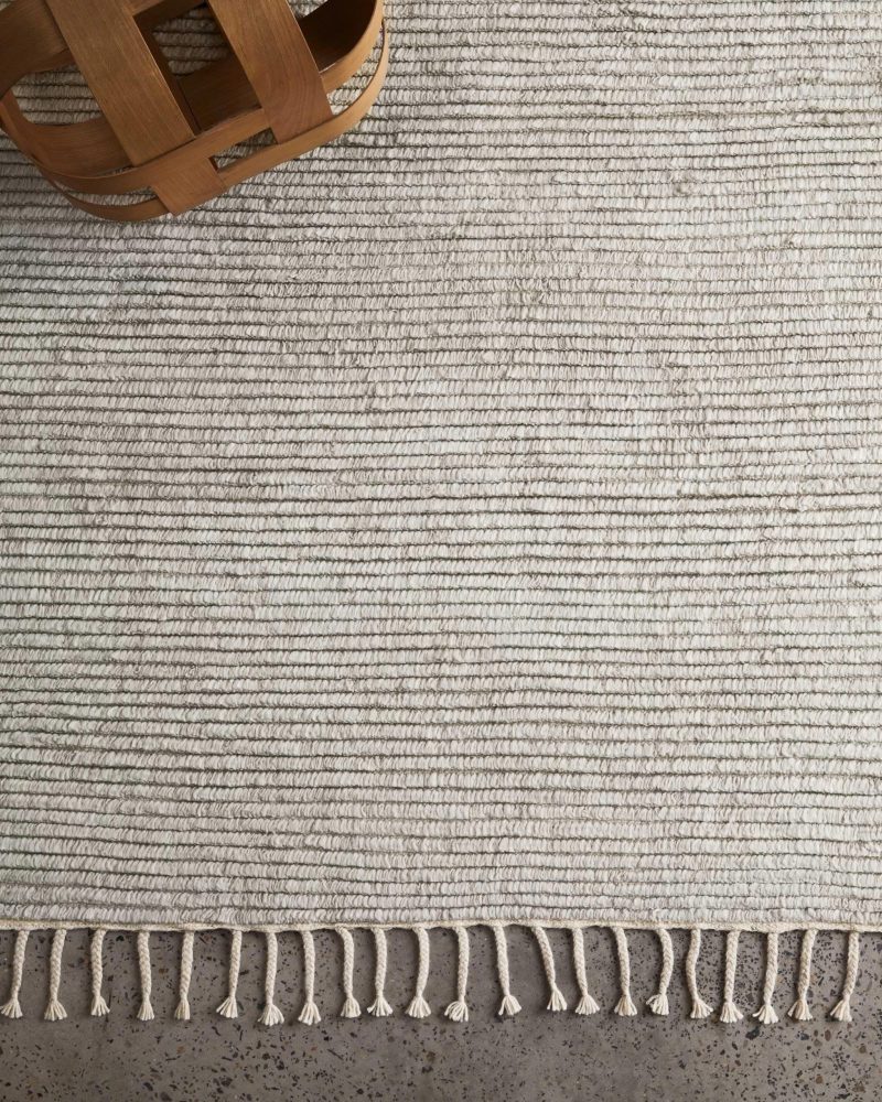 Armadillo Rugs Malawi Oatmeal Overhead 01