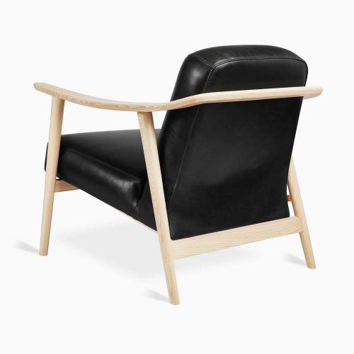 Baltic Chair Saddle Black Leather Ash Natural P04