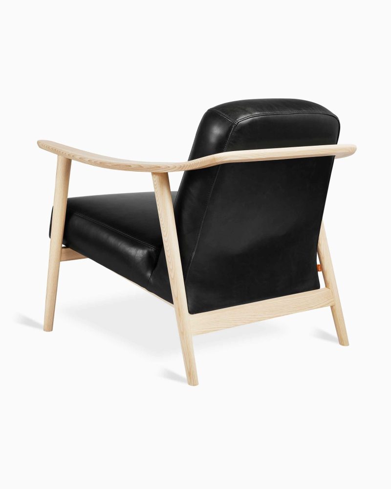 Baltic Chair Saddle Black Leather Ash Natural P04