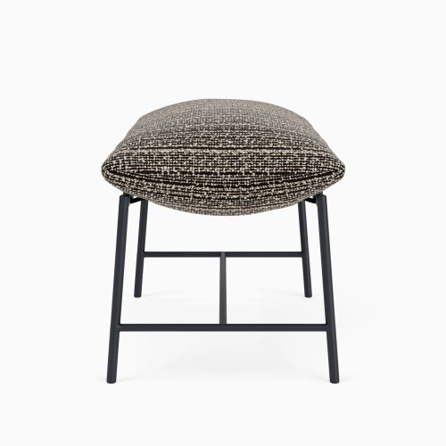 Vail Ottoman Espresso Boucle 1