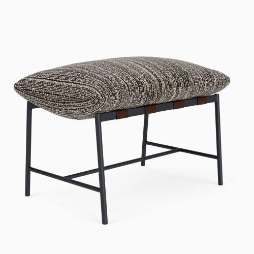 Vail Ottoman Espresso Boucle 2