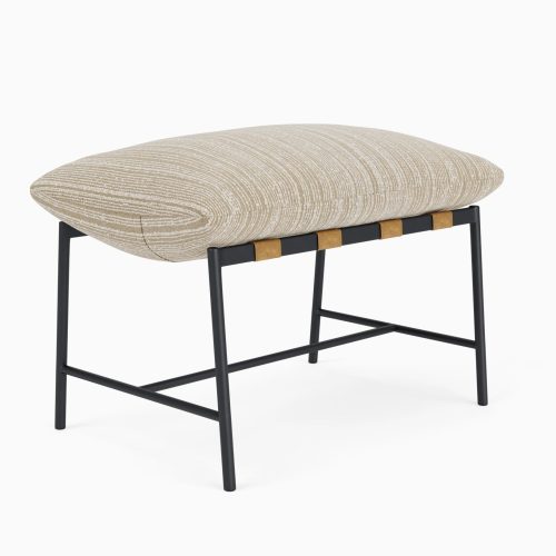 Vail Ottoman Sand Boucle 2