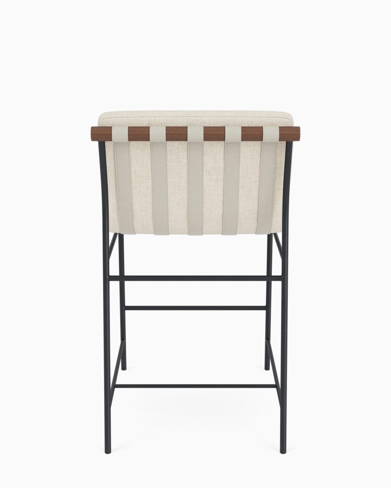 Vail stool counter pearl linen wal 3