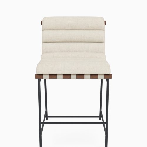 Vail stool counter pearl linen wal 4