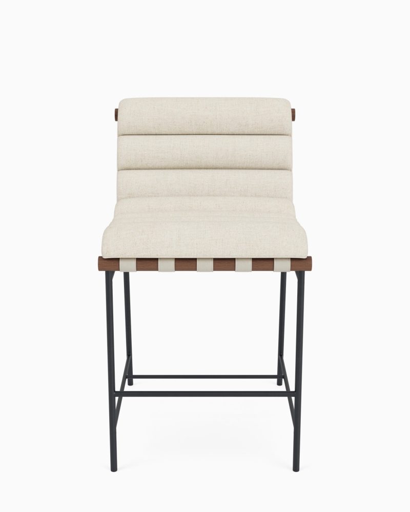 Vail stool counter pearl linen wal 4