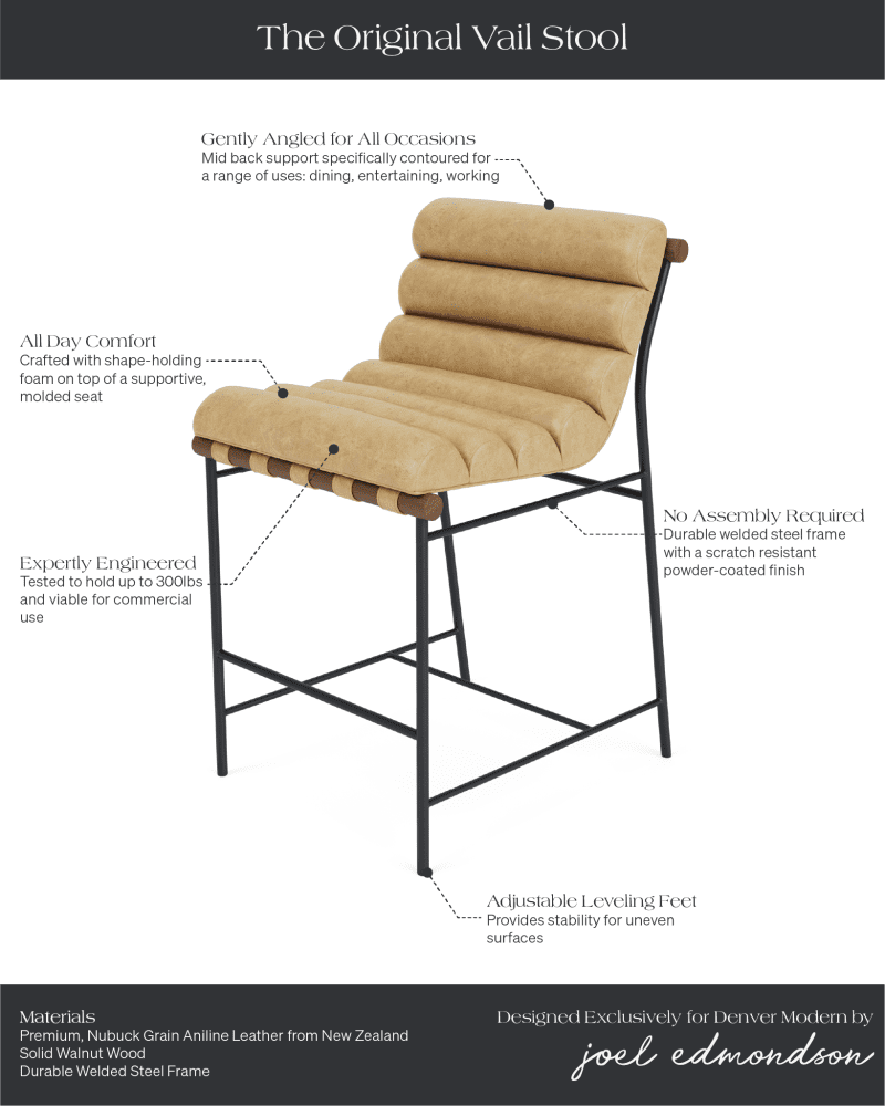 Vail Stool PDP 12 17 24 VLC Sunflower WAL