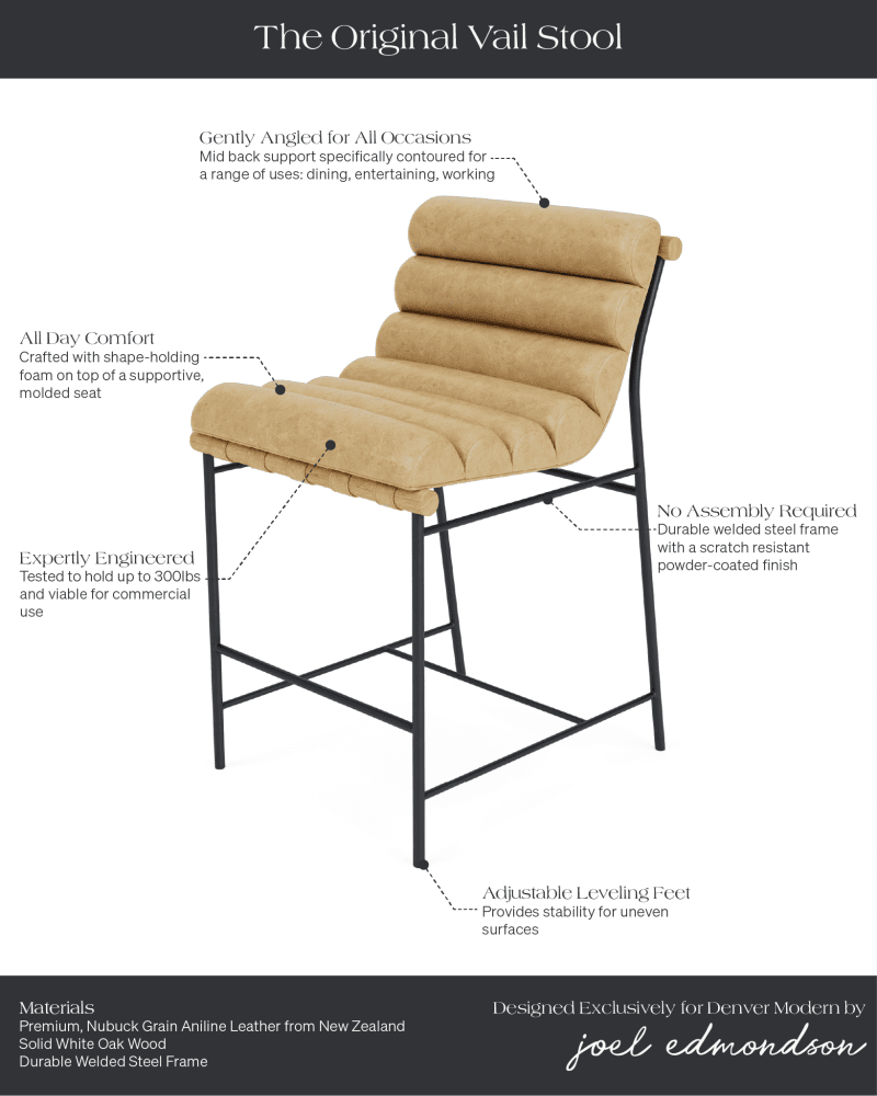 Vail Stool PDP 12 17 24 VLC Sunflower WO