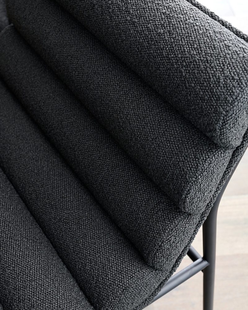 charcoal boucle walnut 6