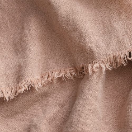 freya linen throw fawn 1