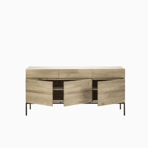 linea sideboard black 3D 2