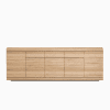 Natural Oak / Five Door/Three Drawers