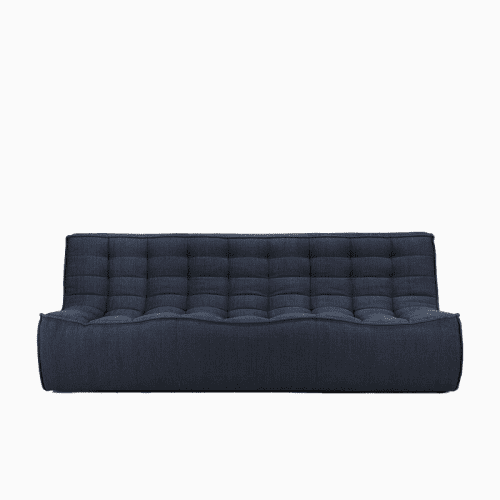 Eco Fabric Graphite / Three Seater