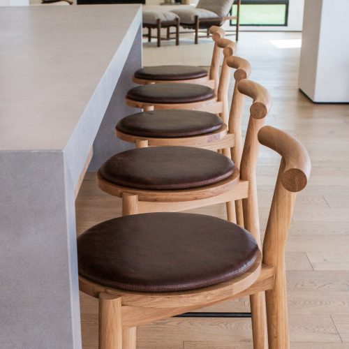 range stools maple leather 4