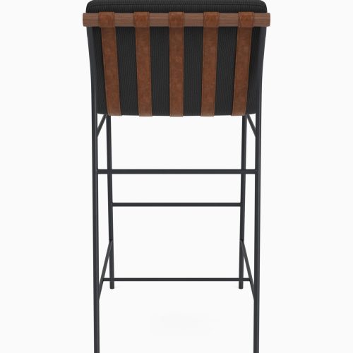 vail bar stool charcoal boucle wal 2