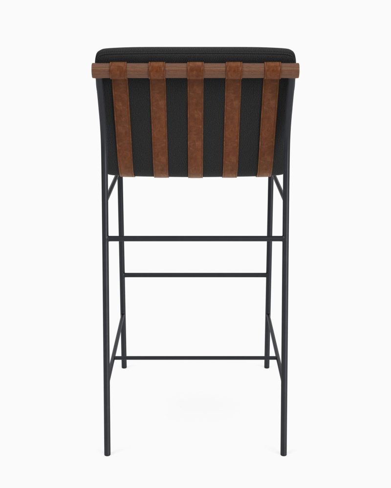 vail bar stool charcoal boucle wal 2