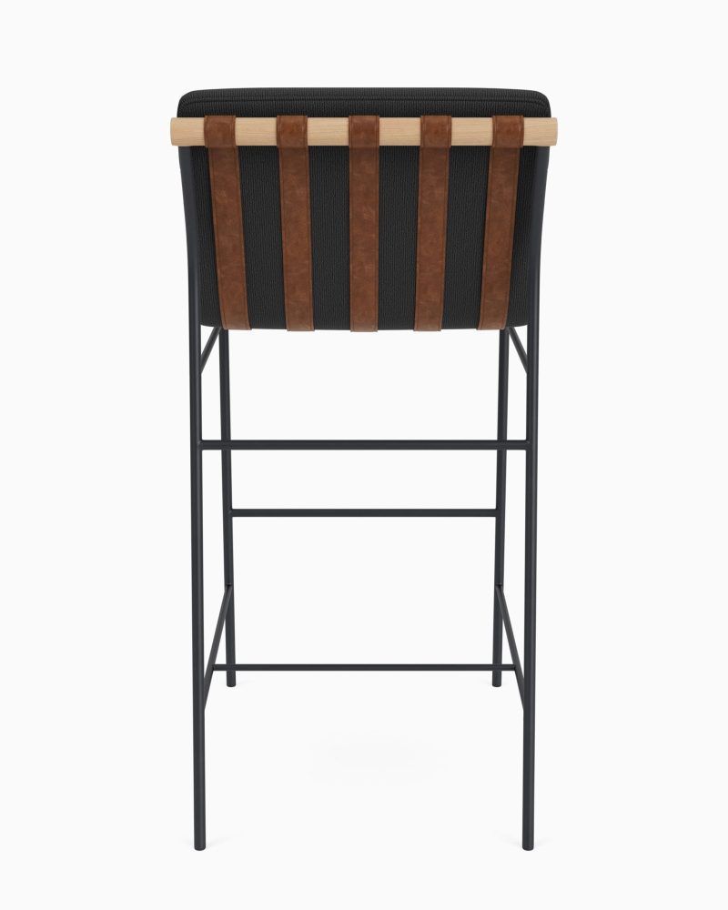 vail stool bar charcoal boucle 4