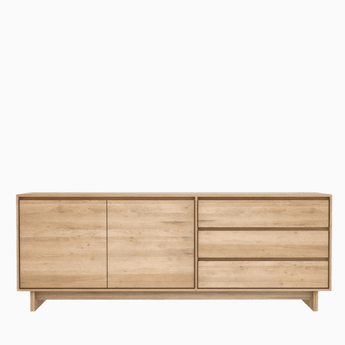 Natural Oak / Two Doors/Three Drawers (81